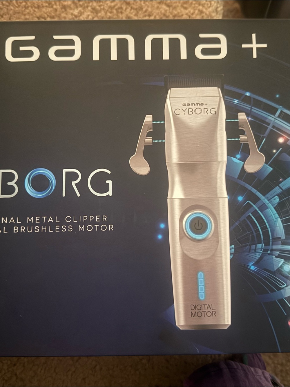 Cyborg Men's Hair Clipper — Silver